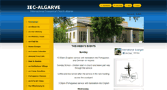 Desktop Screenshot of iec-algarve.com